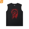 World Of Warcraft Sleevless Tshirt For Men Blizzard T-Shirts