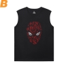 Marvel Spiderman Tee Shirt Spider-Man:Homecoming Sleeveless Printed T Shirts Mens