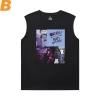 The Avengers Shirts Marvel Hawkeye Black Sleeveless Shirt Men