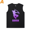 The Avengers Shirts Marvel Hawkeye Black Sleeveless Shirt Mænd