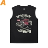 Racing Car Men's Sleeveless Camisetas para gym XXL motor de carro Tees