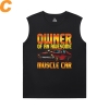 Racing Car T-Shirt Motor de carro de algodão impresso camisetas sem mangas para homens