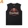 Attack on Titan Men'S Sleeveless Muscle T Shirts Vintage Anime T-Shirt