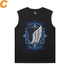 Hot Topic Anime Tshirts Attack on Titan Sleeveless T Shirts For Running