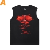 T-shirt vintage anime attack on Titan t-shirt senza maniche