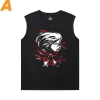 Attack on Titan Tee Vintage Anime Sleeveless Tshirt For Men