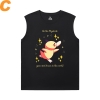 Quality Tshirt Pokemon Black Sleeveless Shirt Men