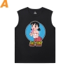 Doraemon Tees Cool Đen Sleeveless Shirt Men