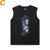 Doraemon Sleeveless Crew Neck T Shirt Personalised T-Shirts