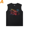 Áo sơ mi nhạc cụ Cotton Rock Men's Sleeveless Graphic T Shirts