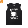 Áo sơ mi nhạc cụ Cotton Rock Men's Sleeveless Graphic T Shirts