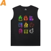 One Piece T-Shirts Anime Cotton T Shirt Without Sleeves