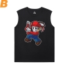 Camiseta de qualidade Mario Camisetas sem Mangas Online