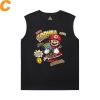 Mario Sleeveless Crew Neck T Shirt Cotton Shirt