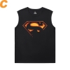 Camisas da Marvel Liga da Justiça Superman Mens Camiseta sem Mangas