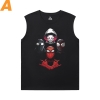 As camisetas dos Vingadores Marvel Spiderman Preto Mangas Sem Mangas Masculinos