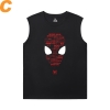 Marvel Spiderman Tee Shirt The Avengers Printed Sleeveless T Shirts For Mens