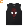 Spiderman Gömlek Marvel Avengers Kolsuz T Shirt Erkek Spor Salonu için