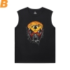 Spiderman ærmeløs T shirt Herre Gym Marvel The Avengers T-shirts