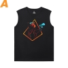 The Avengers Groot Tshirts Marvel Guardians of the Galaxy Sleeveless Printed T Shirts Mens