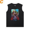 World Warcraft Tee shirt Blizzard ærmeløs crew hals t skjorte