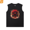 Thế giới Warcraft Tee Shirt Blizzard Sleeveless Crew Neck T Shirt