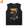 Groot Shirts Marvel Guardians of the Galaxy Round Neck Sleeveless T Shirt