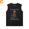 Vogtere af Galaxy Tees Marvel Groot Mænd Ærmeløs Tshirt