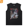 Japanese Anime Tshirt Gundam Mens Graphic Sleeveless Shirts