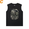 Japanese Anime Tshirt Gundam Mens Graphic Sleeveless Shirts