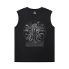 Gundam T-Shirts Anime Sleeveless Tee Shirts Mens