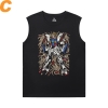 Gundam Tee Shirt Vintage Anime Estampado Camisetas sem Mangas Para Homens