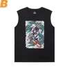 Gundam T-Shirts Anime Sleeveless Tee Shirts Mens