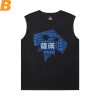 World Of Warcraft Sleeveless T Shirt Đối với phòng tập thể dục Blizzard Shirt