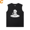 Undertale Sleeveless T Shirt For Gym Cotton Annoying Dog Skull Shirt