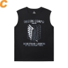 Chủ đề nóng Anime Tshirt Tấn công trên Titan thể thao sleeveless T Shirts