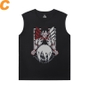 Hot Topic Anime Shirts Attack on Titan Men'S Sleeveless Muscle T Shirts
