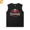 Attaque sur Titan Tee Shirt Vintage Anime Sleeveless Tshirt Mens