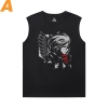 Attack on Titan Mens T Shirt Without Sleeves Vintage Anime T-Shirt