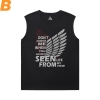 Chủ đề nóng Anime Tshirt tấn công trên Titan Boys Sleeveless T Shirts