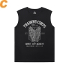 Hot Topic Anime Tshirt Attack on Titan Sleeveless Shirts Mens