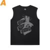 Atac pe Titan Sleeveless T Shirt Pentru Gym Anime Tees