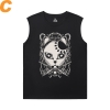 Demon Slayer Sleeveless T Shirts Men'S For Gym Anime Cool T-Shirts