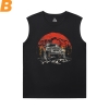 Camisa de carro qualidade Jeep Wrangler Mangas Sem Mangas Masculinos