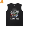 Car Sleeveless T Shirt Mens Gym Cotton Jeep Wrangler T-Shirt