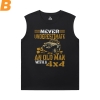 Carro impresso camisetas sem mangas para camisa de camiseta de jeep wrangler de qualidade masculina