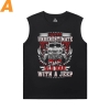 Xe T-Shirts Chủ đề nóng Jeep Wrangler Sleevless Tshirt Đối với nam giới