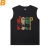 Carro full sleeveless t shirt cool Jeep Wrangler Tee