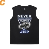 Auto T Shirt senza maniche Cool Jeep Wrangler Tee