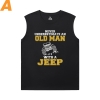 Quality Jeep Wrangler Tshirts Car Sleeveless Cotton T Shirts